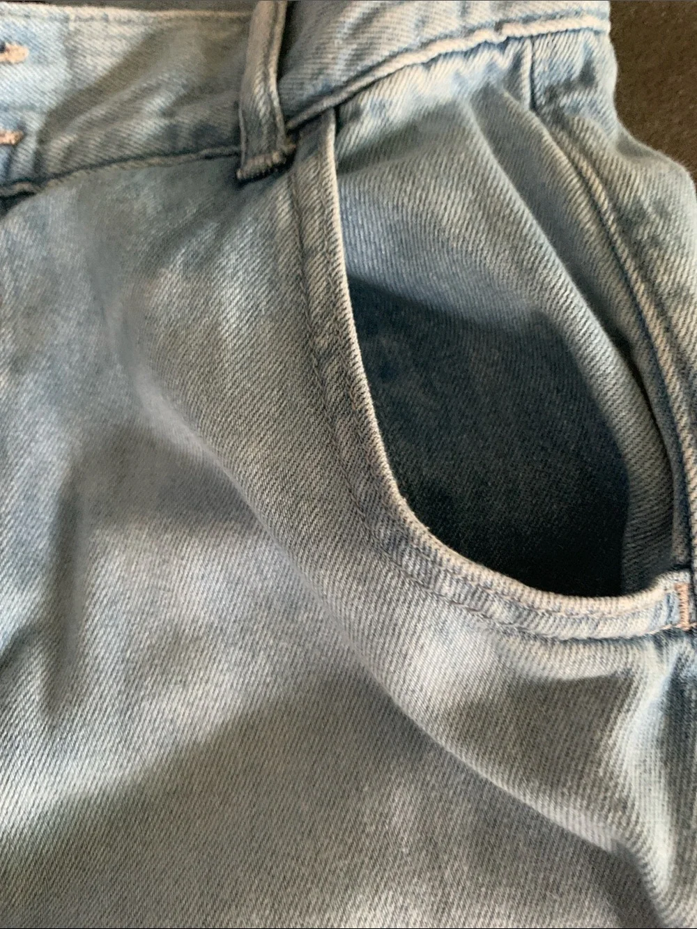 Uniqlo Light Blue Wide-Leg Jeans - Picture 12 of 14